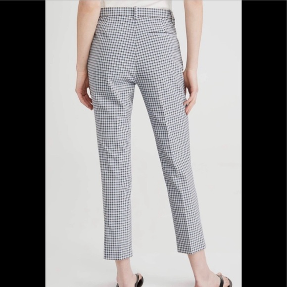 Theory Slim Fit Plaid Trouser Pants - Picture 2 of 2